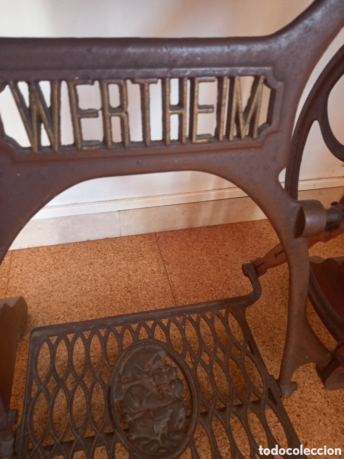 Antig&uuml;edades: Mueble maquina de coser Wertheim - Foto 4