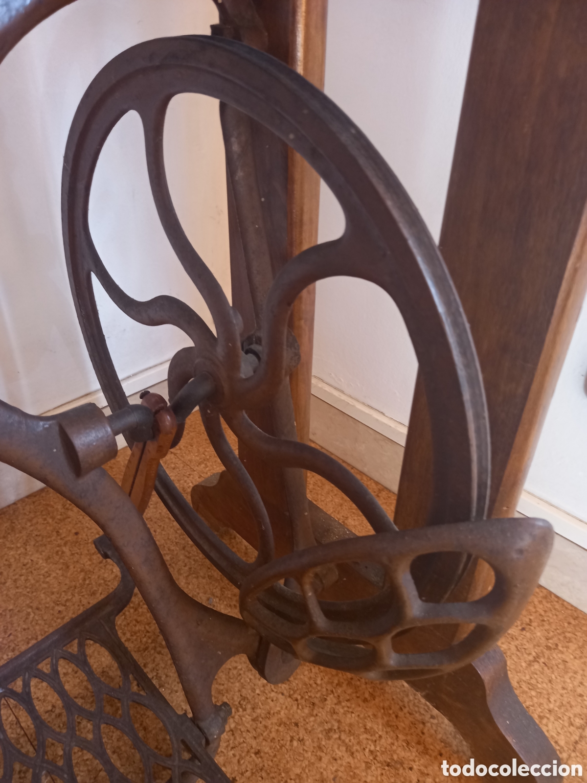 Antig&uuml;edades: Mueble maquina de coser Wertheim - Foto 7