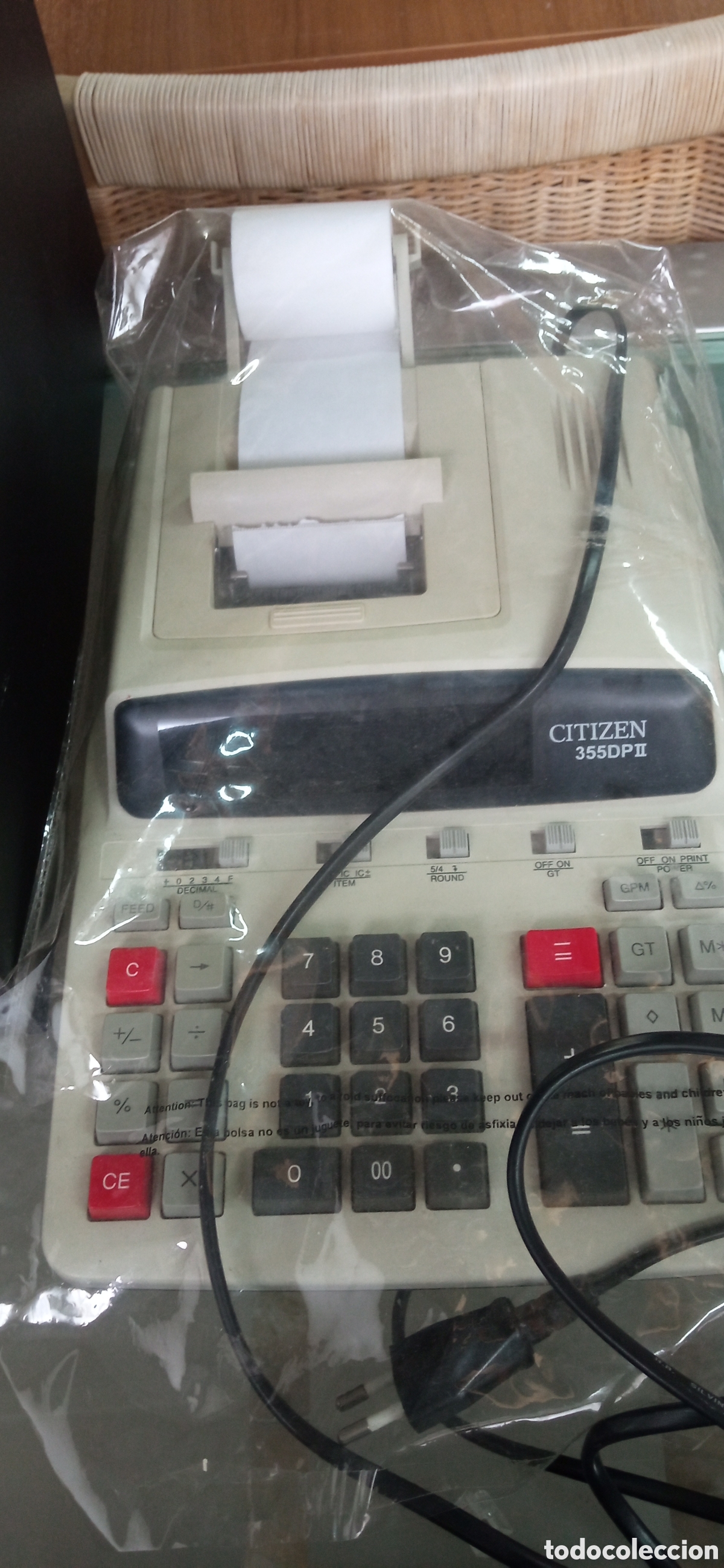Antig&uuml;edades: Calculadora empresora citizen 355dp2 - Foto 2