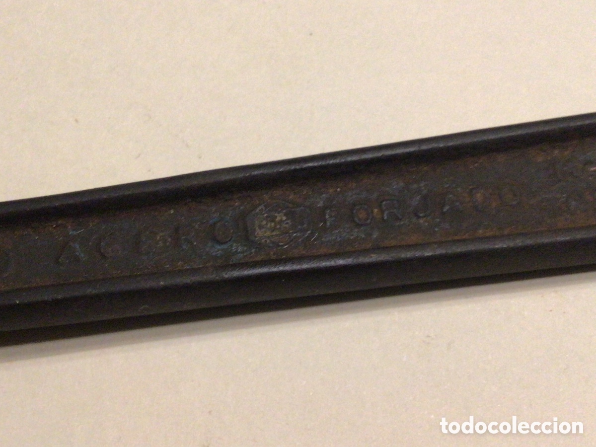 Antig&uuml;edades: ANTIGUA LLAVE AJUSTABLE. Acero forjado - Foto 2