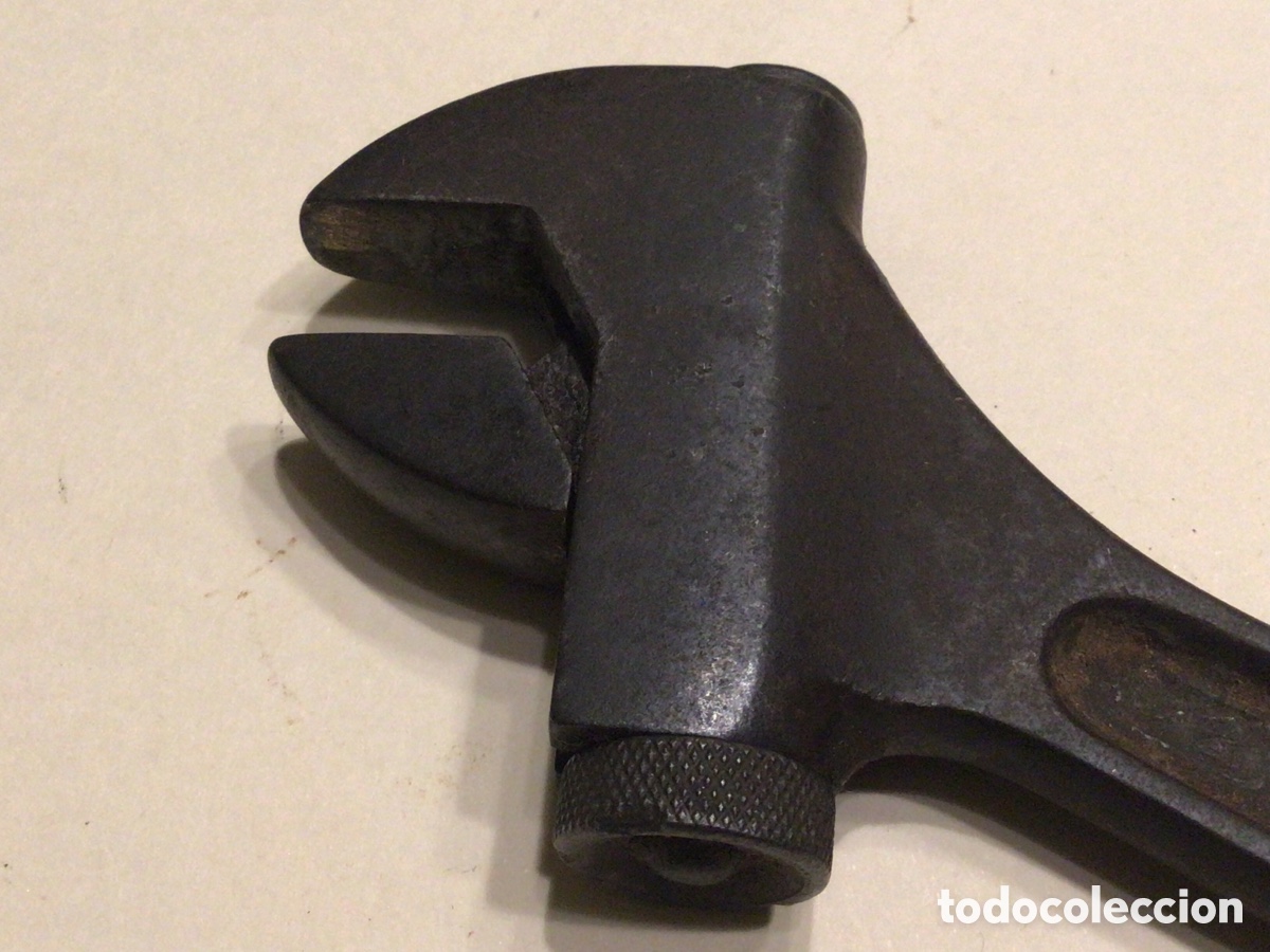 Antig&uuml;edades: ANTIGUA LLAVE AJUSTABLE. Acero forjado - Foto 3