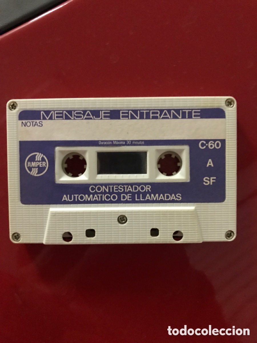 Tel&eacute;fonos: Cinta mensaje entrante contestador autom&aacute;tico C 60 AMPER - Foto 1