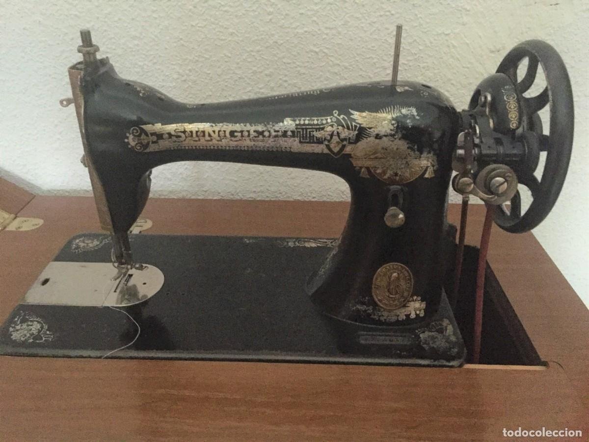 lámpara de antigua máquina de coser singer. fun - Compra venta en  todocoleccion