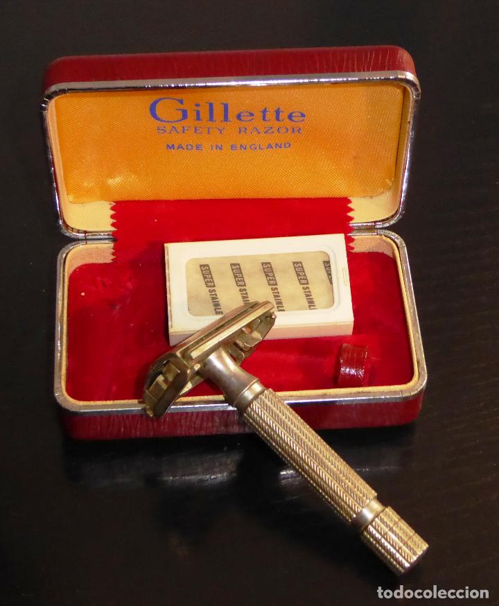 Antig&uuml;edades: ANTIGUO ESTUCHE MAQUINILLA DE AFEITAR GILLETTE - Foto 2