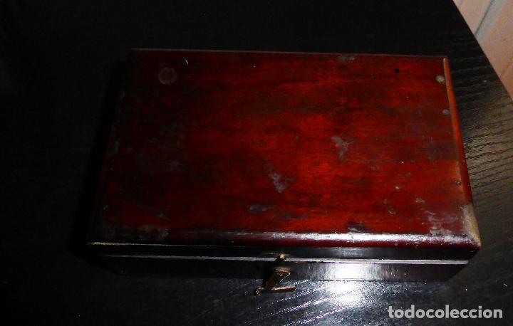 Antig&uuml;edades: ANTIGUA CAJA DE PESAS DE PRECISION - Foto 2