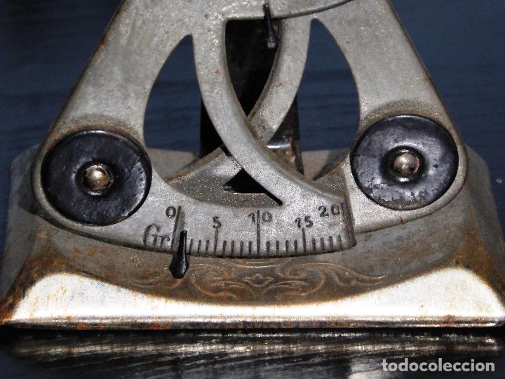 Antig&uuml;edades: ANTIGUO PESA CARTAS - Foto 7