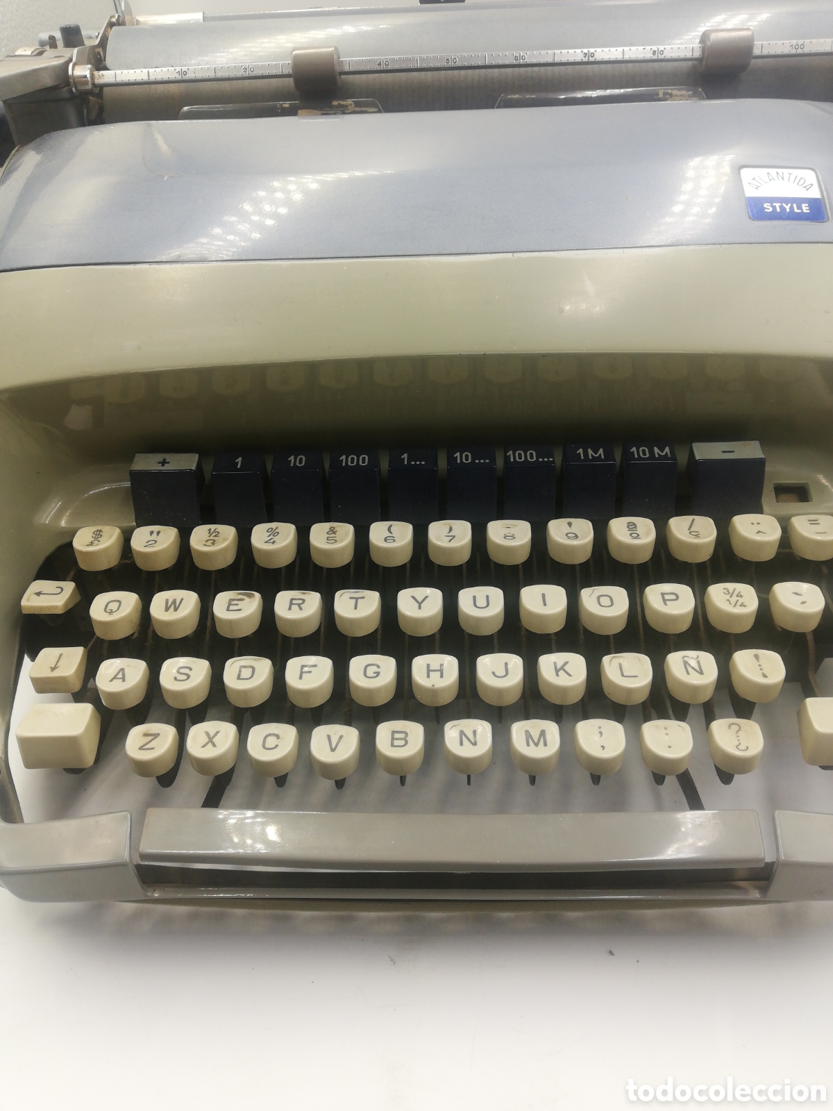 Antig&uuml;edades: M&aacute;quina de escribir Atl&aacute;ntida. - Foto 7
