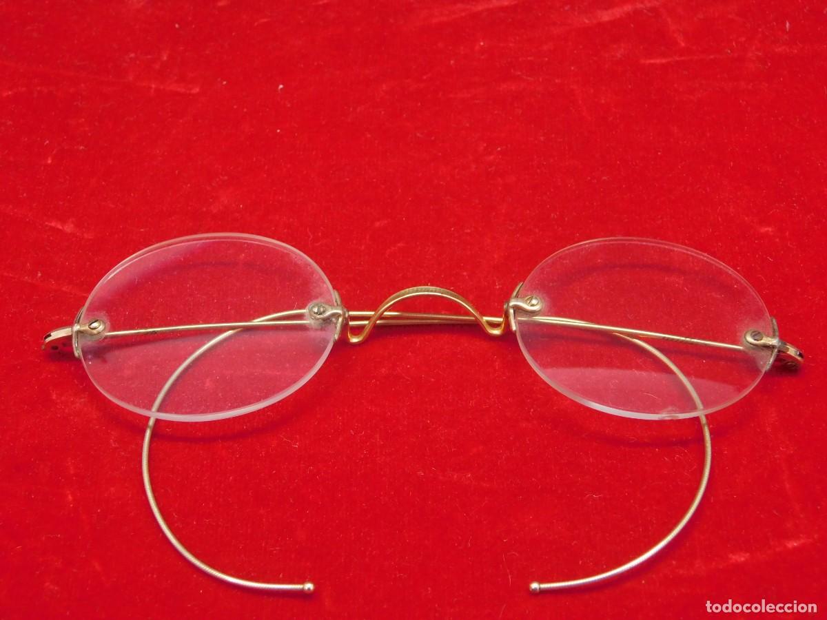 Antig&uuml;edades: Gafas de alambre 14K - Foto 1