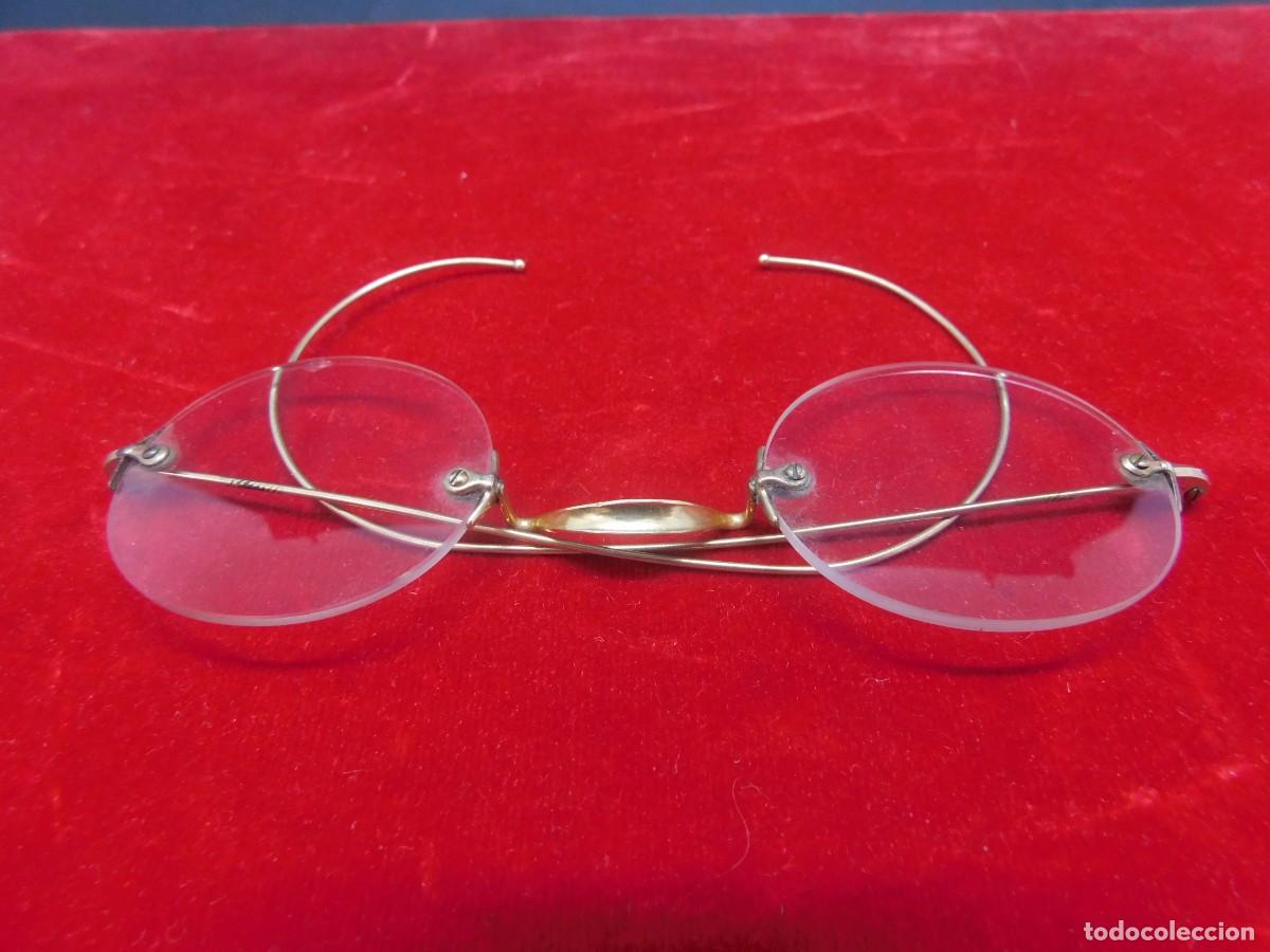 Antig&uuml;edades: Gafas de alambre 14K - Foto 3