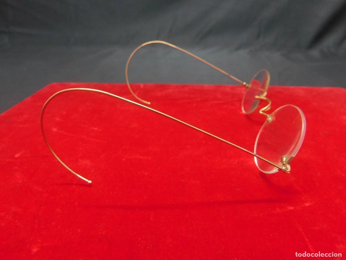 Antig&uuml;edades: Gafas de alambre 14K - Foto 5