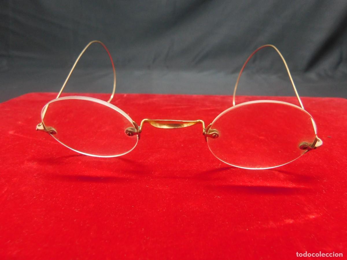 Antig&uuml;edades: Gafas de alambre 14K - Foto 6