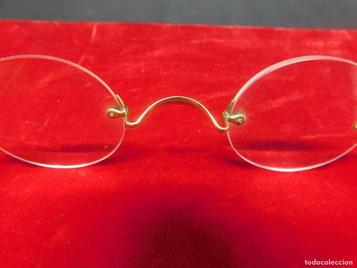 Antig&uuml;edades: Gafas de alambre 14K - Foto 7