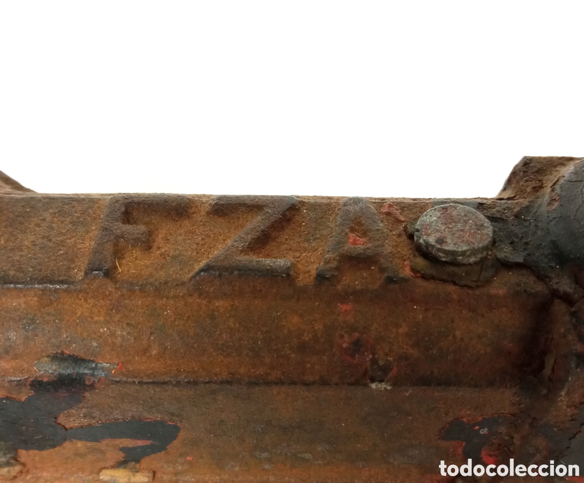 Antig&uuml;edades: ANTIGUA BALANZA DE HIERRO Y LAT&Oacute;N - Foto 7