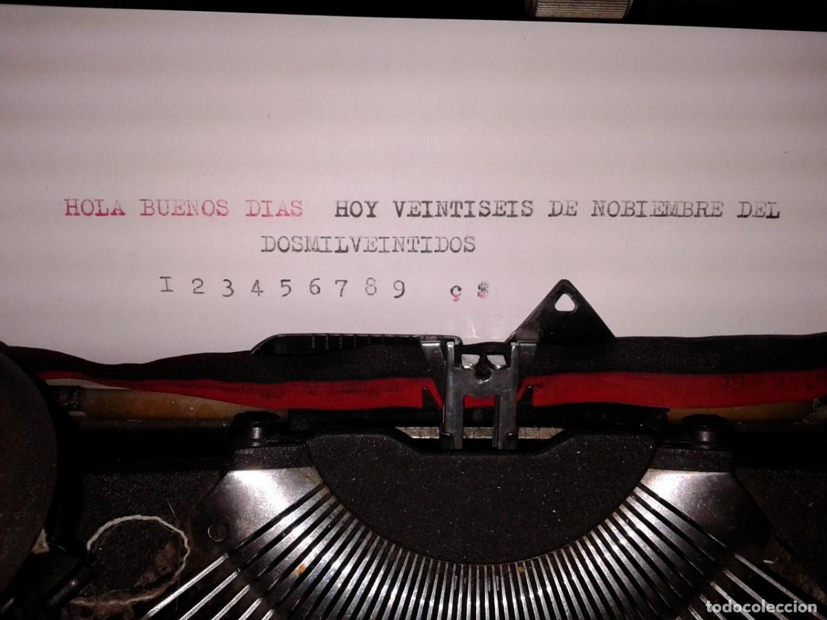 Antig&uuml;edades: M&aacute;quina de escribir Hispano Olivetti Studio 46 - Foto 2