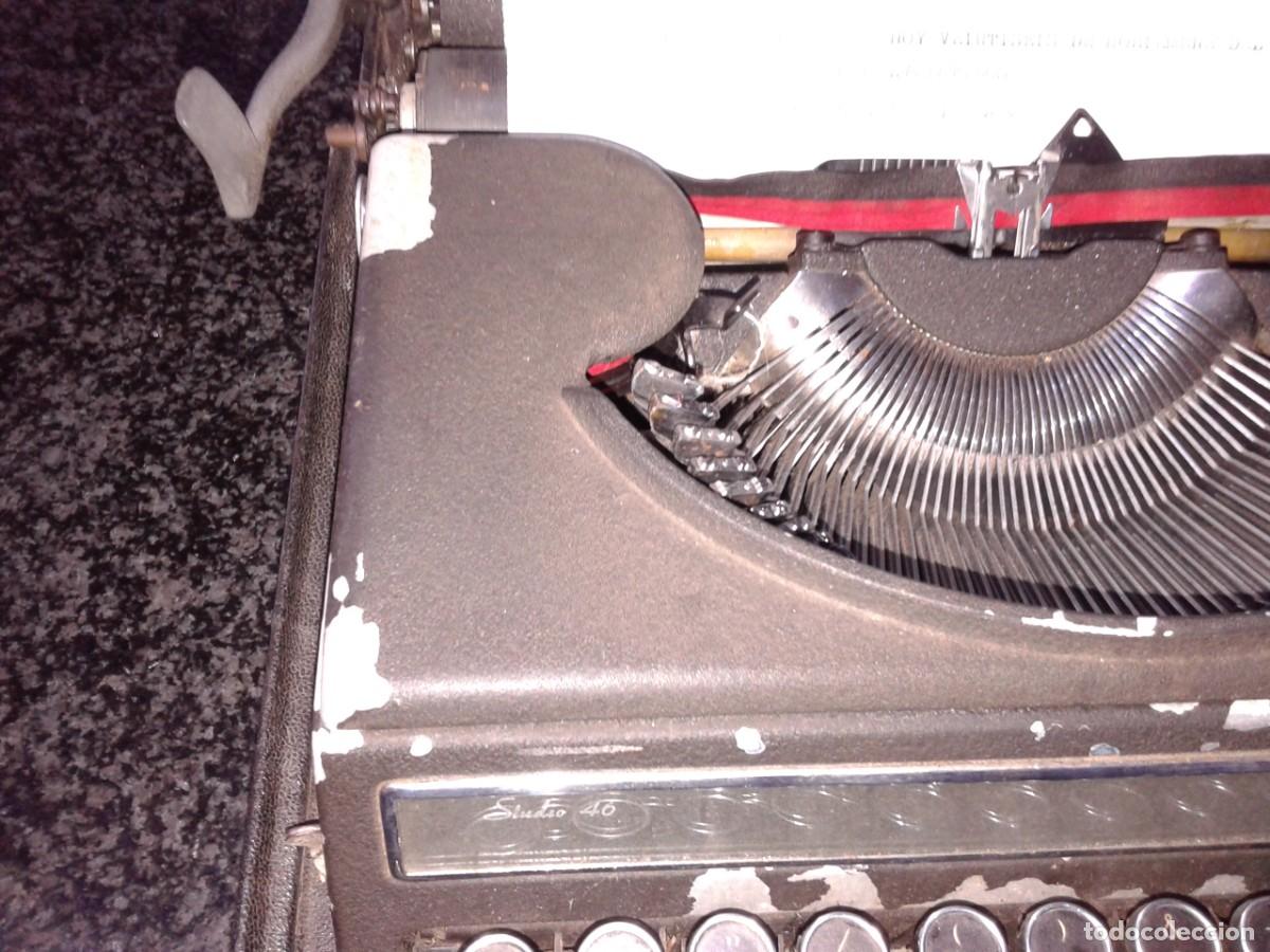 Antig&uuml;edades: M&aacute;quina de escribir Hispano Olivetti Studio 46 - Foto 6