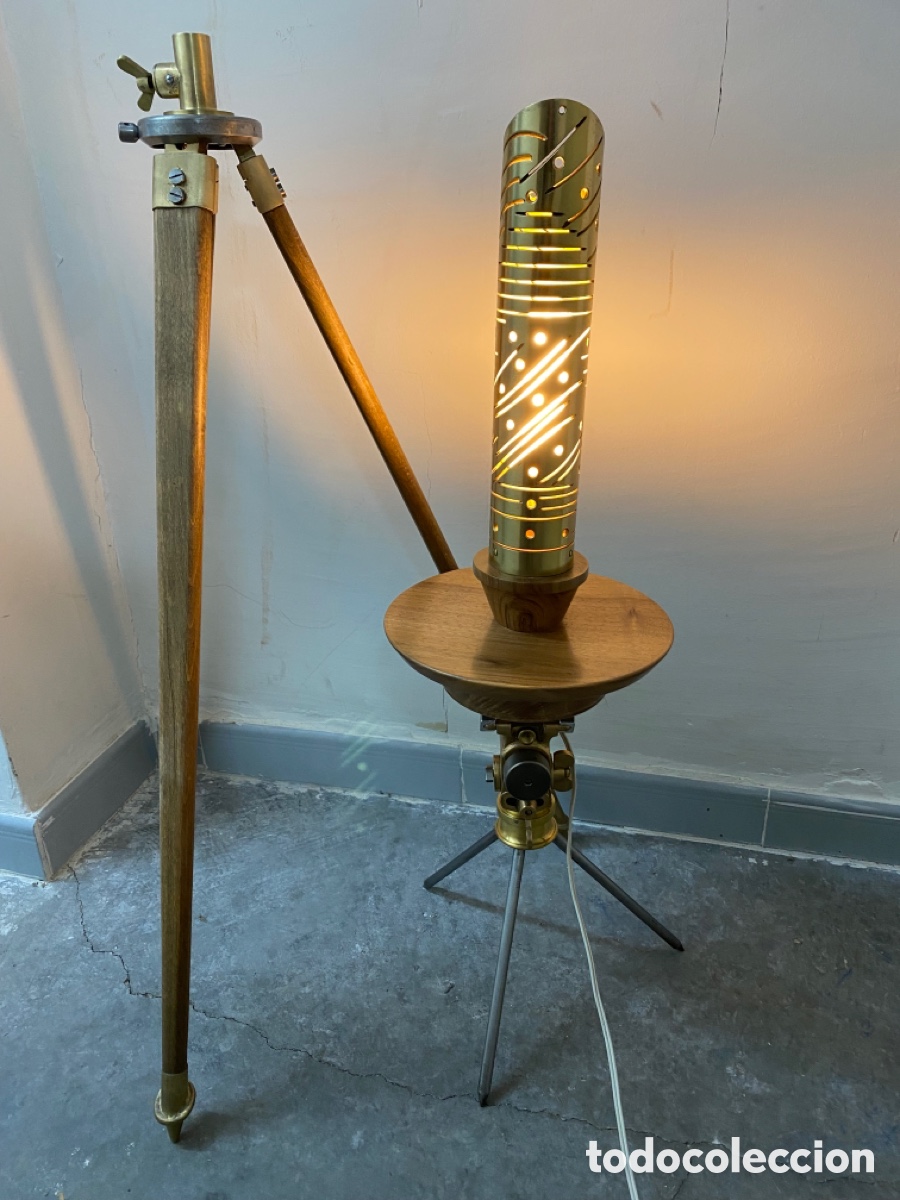 Antig&uuml;edades: TR&Iacute;PODE DE ANTIGUO /L&Aacute;MPARA ILUMINACI&Oacute;N - Foto 3
