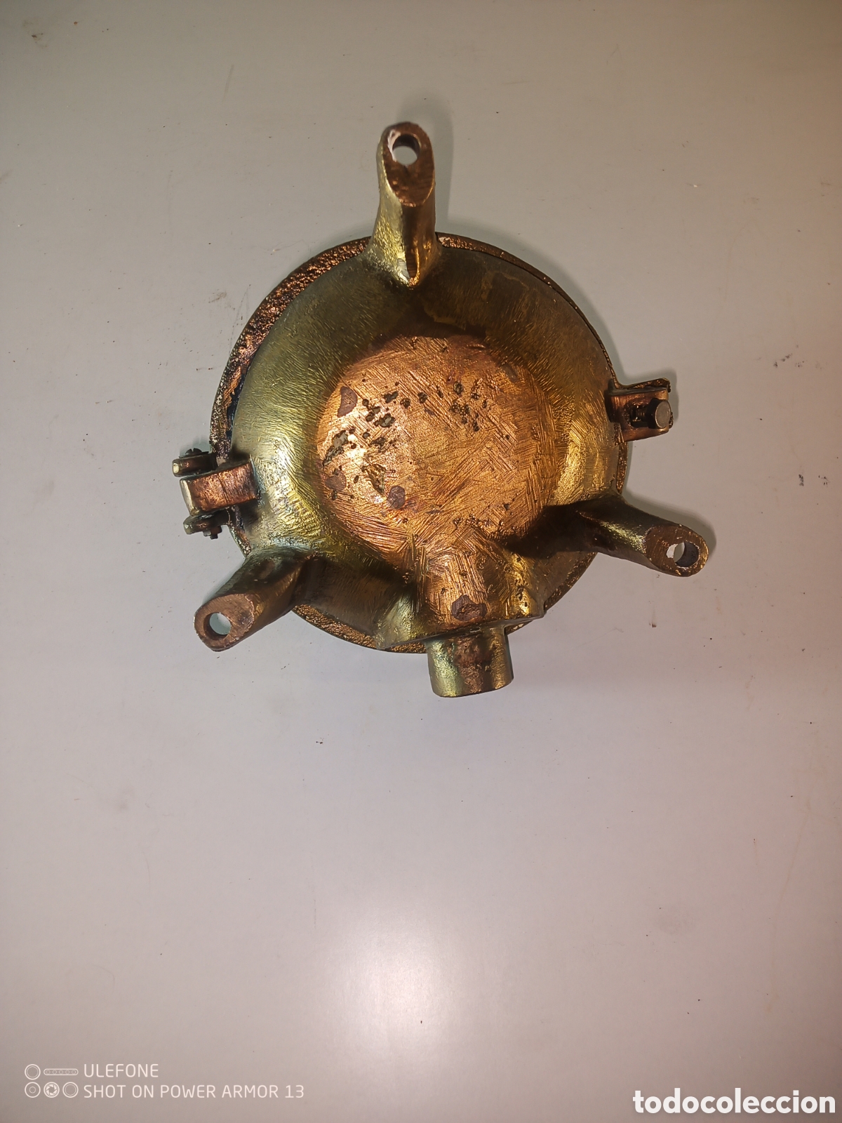 Antig&uuml;edades: Antiguo farol n&aacute;utico 15,5 cm - Foto 4
