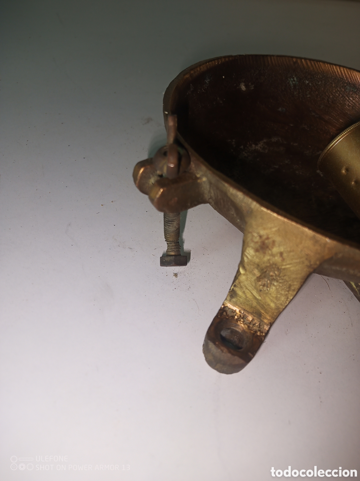 Antig&uuml;edades: Antiguo farol n&aacute;utico 15,5 cm - Foto 6