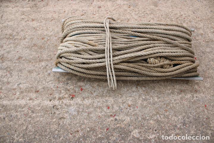 Antig&uuml;edades: madeja trenza natural de lino - Foto 4