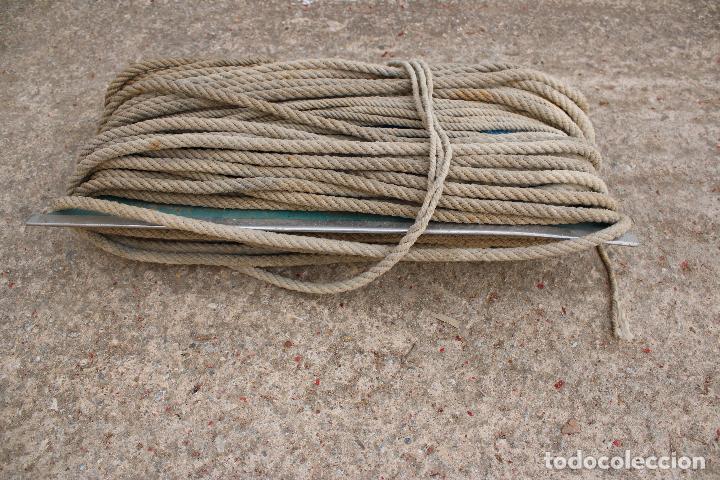 Antig&uuml;edades: madeja trenza natural de lino - Foto 1