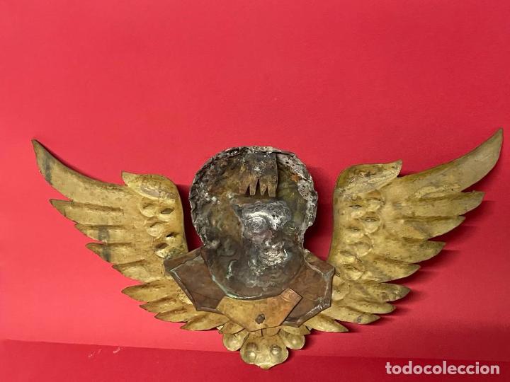 Antig&uuml;edades: ANGEL - ANTIGUO QUERUBIN EN BRONCE Y METAL AMARILLO - Foto 3