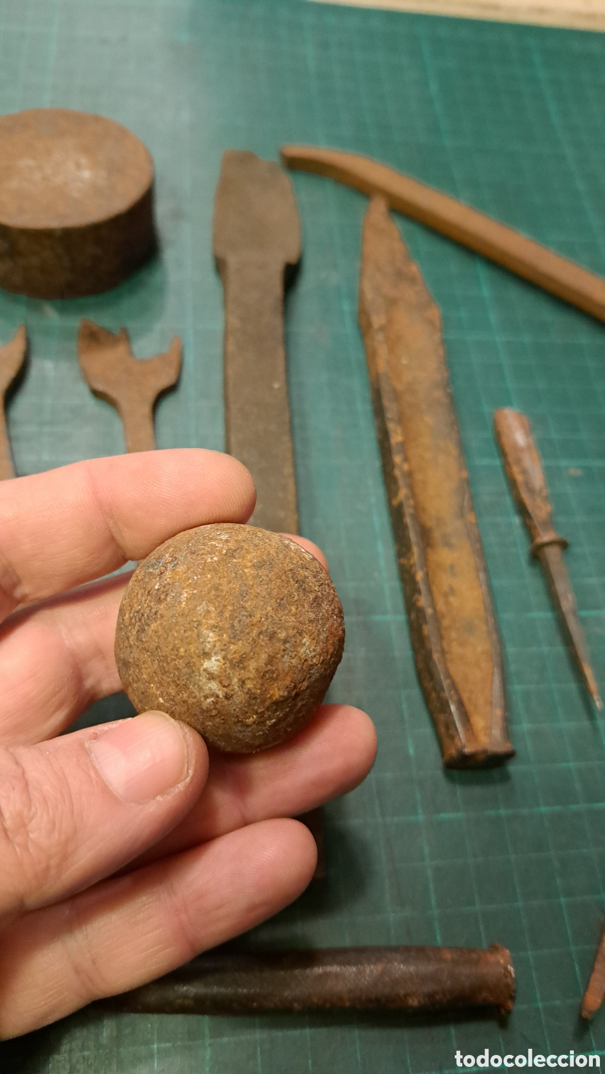 Antig&uuml;edades: Utensilios hierro macizo - Foto 4