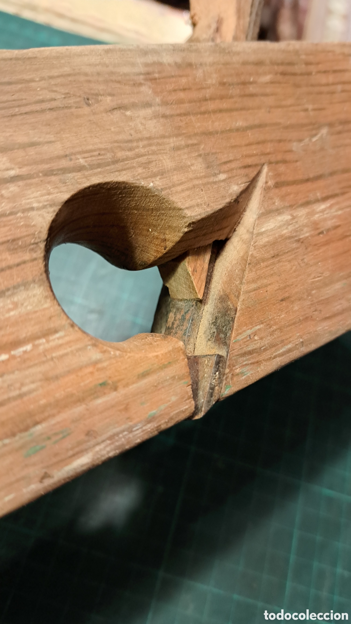 Antig&uuml;edades: Cepillo madera antiguo - Foto 3