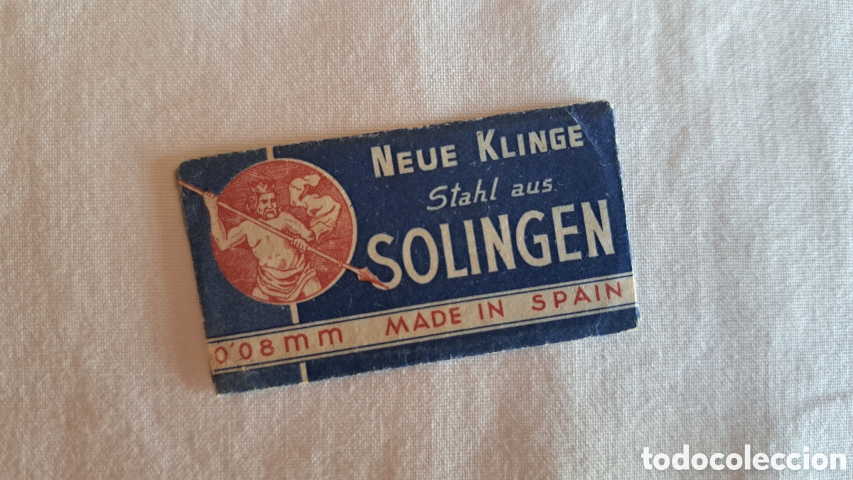 Antig&uuml;edades: (Sevilla) Hoja Afeitar SOLINGEN - Foto 1