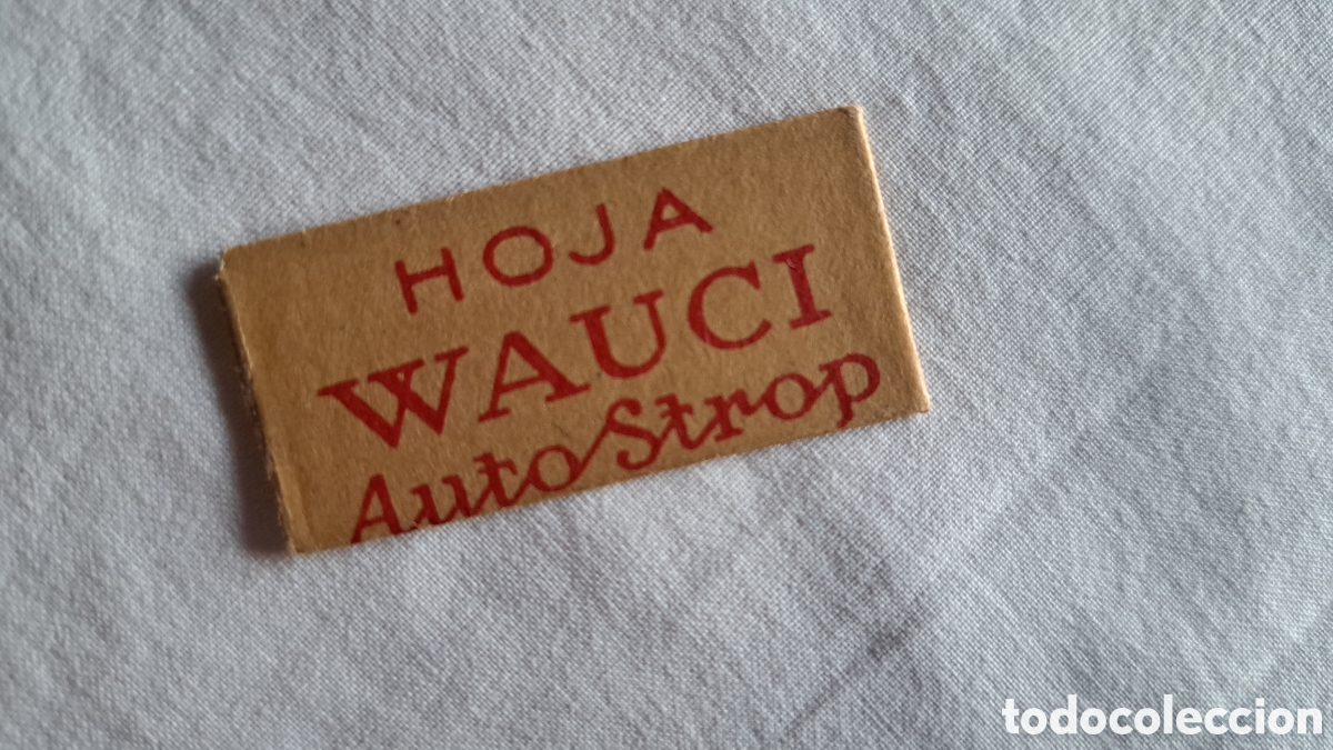 Antig&uuml;edades: (Sevilla) Hoja Afeitar WAUCI - Foto 1