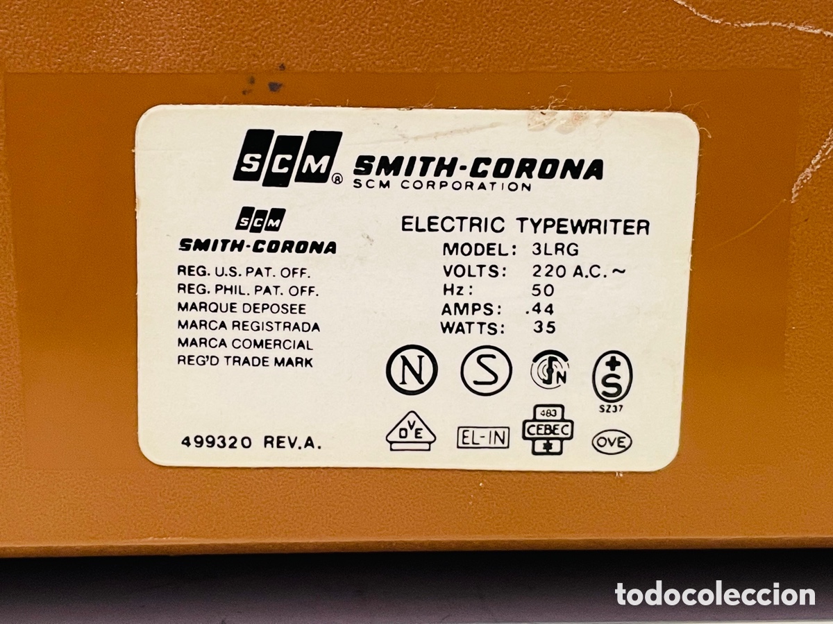 Antig&uuml;edades: Electra Automatic Smith Corona Typewriter 1970s - Foto 17