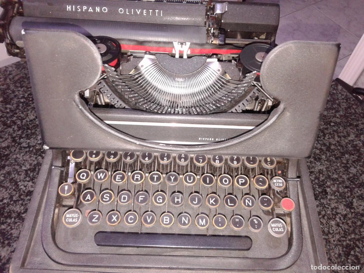 Antig&uuml;edades: M&aacute;quina de escribir Hispano Olivetti Studio 46, B - Foto 10