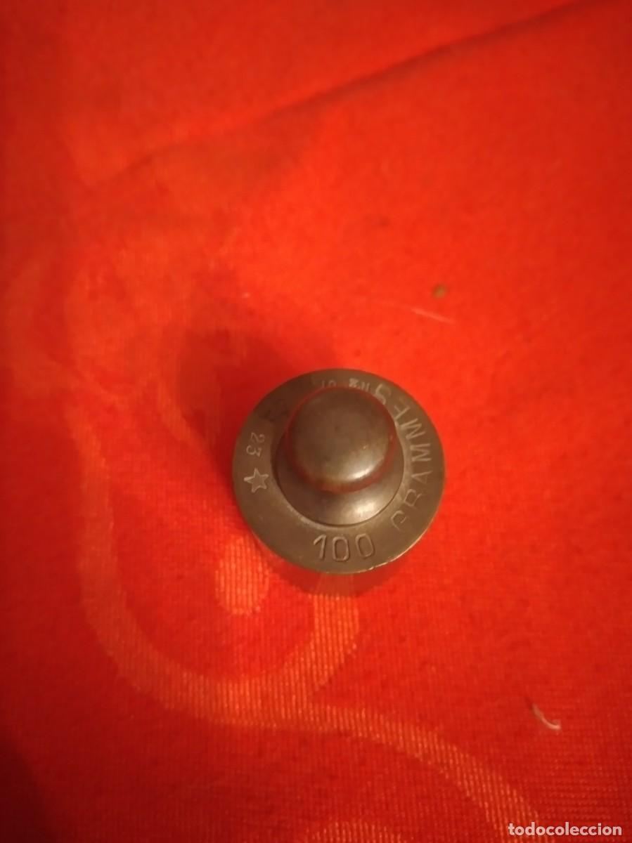 Antig&uuml;edades: Antiguo ponderal de 100 gr de bronce - Foto 2