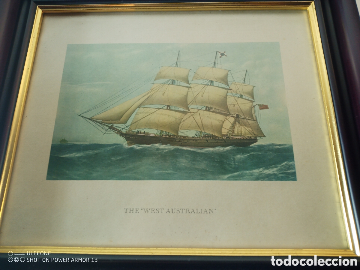 Antig&uuml;edades: Cuadro n&aacute;utico The West Australian - Foto 2