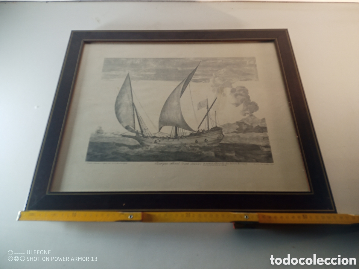Antig&uuml;edades: Cuadro grabado n&aacute;utico - Foto 4