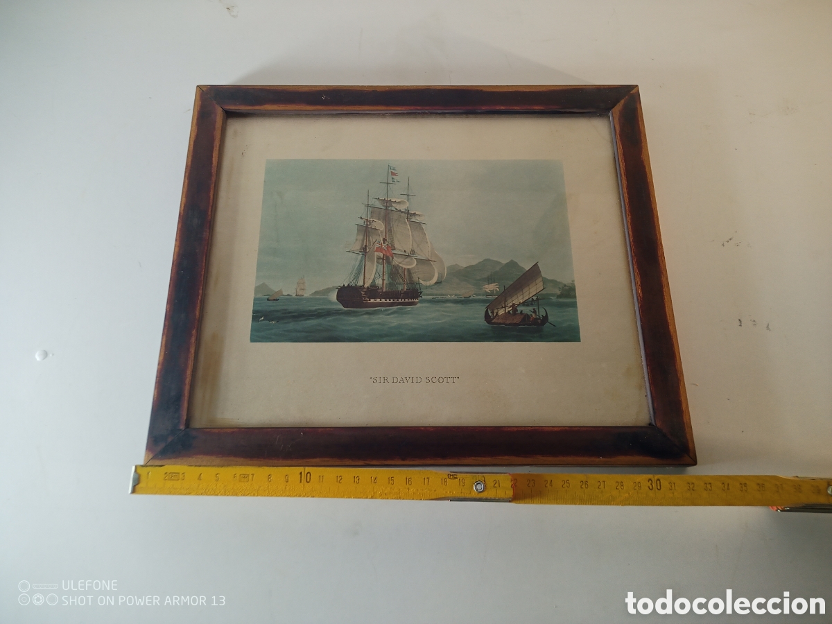 Antig&uuml;edades: Cuadro n&aacute;utico Sir David Scott - Foto 4