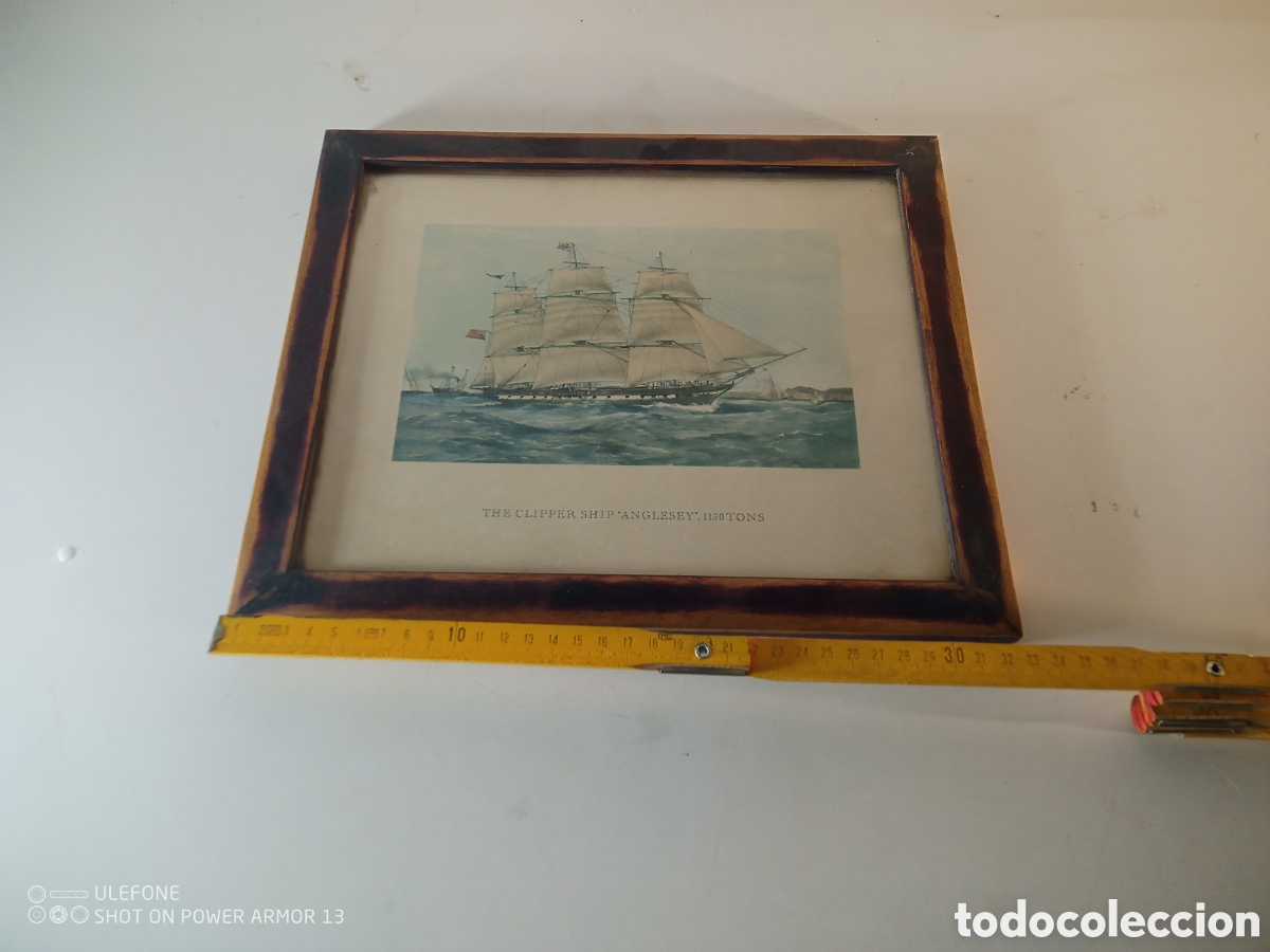 Antig&uuml;edades: Cuadro n&aacute;utico Anglesey - Foto 2