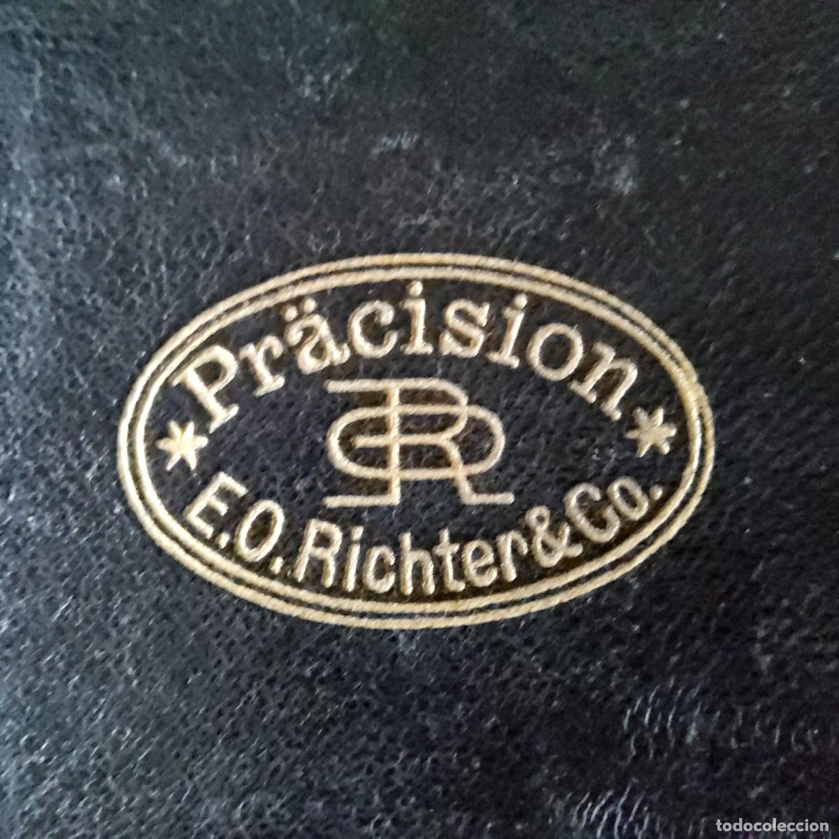 Antig&uuml;edades: ANTIGUO COMPAS DE PRECISION RICHTER, PARA CORTAR CRISTALES - Foto 2