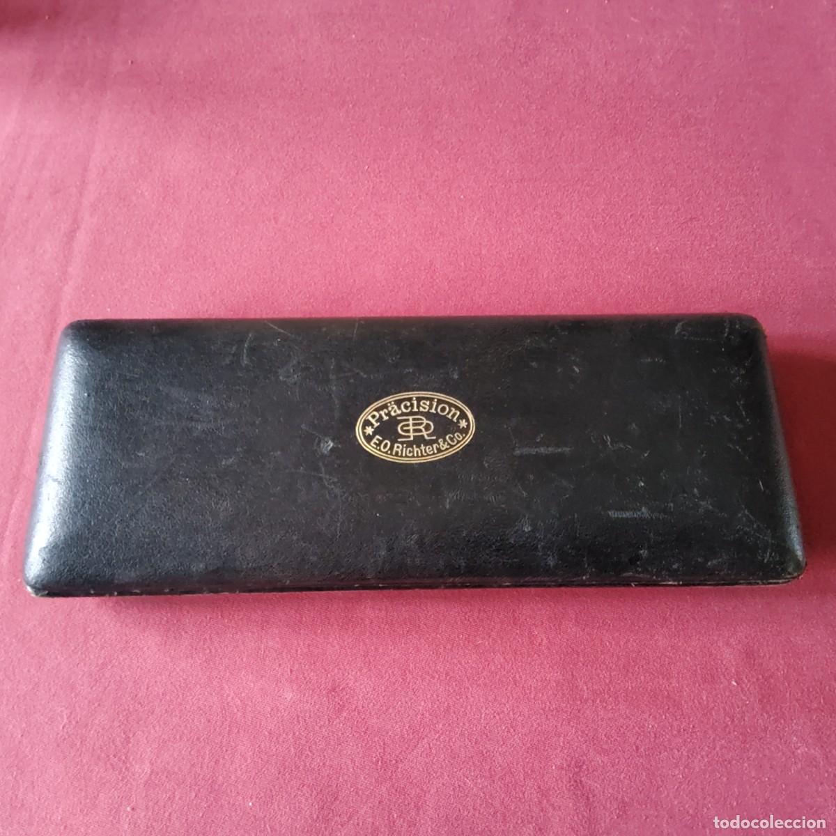 Antig&uuml;edades: ANTIGUO COMPAS DE PRECISION RICHTER, PARA CORTAR CRISTALES - Foto 3