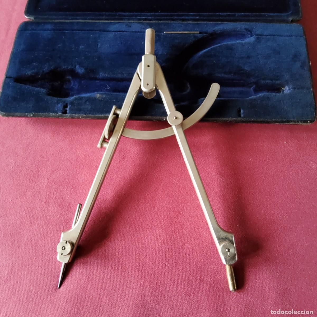 Antig&uuml;edades: ANTIGUO COMPAS DE PRECISION RICHTER, PARA CORTAR CRISTALES - Foto 10