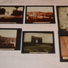Antigüedades: VINTAGE - LINTERNA MÁGICA - 6 VISTAS POSITIVAS, B/N, PRINCIPIOS 1900 - ¡MIRA FOTOS/DETALLES! LOTE 02