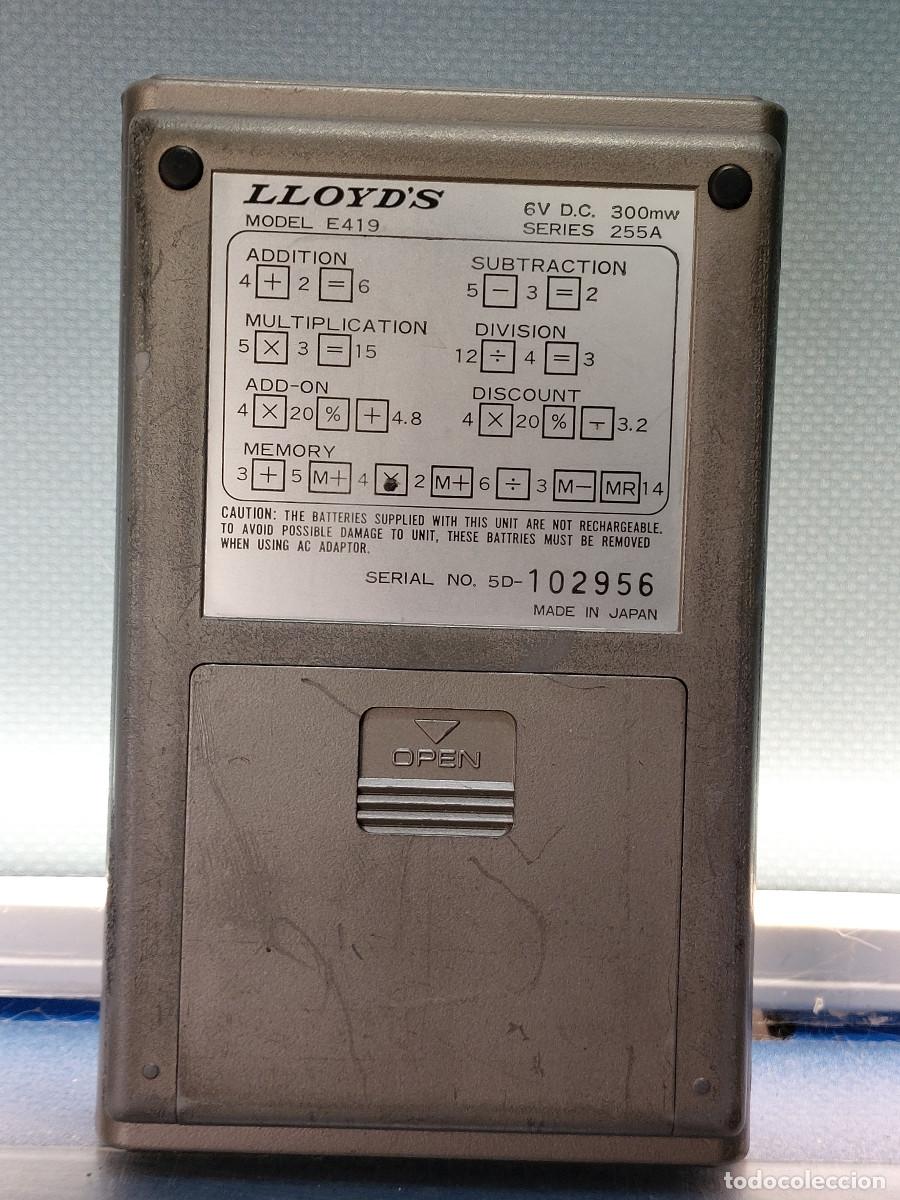 Antig&uuml;edades: Calculadora Lloyds Accumatic 419. Funciona. - Foto 3
