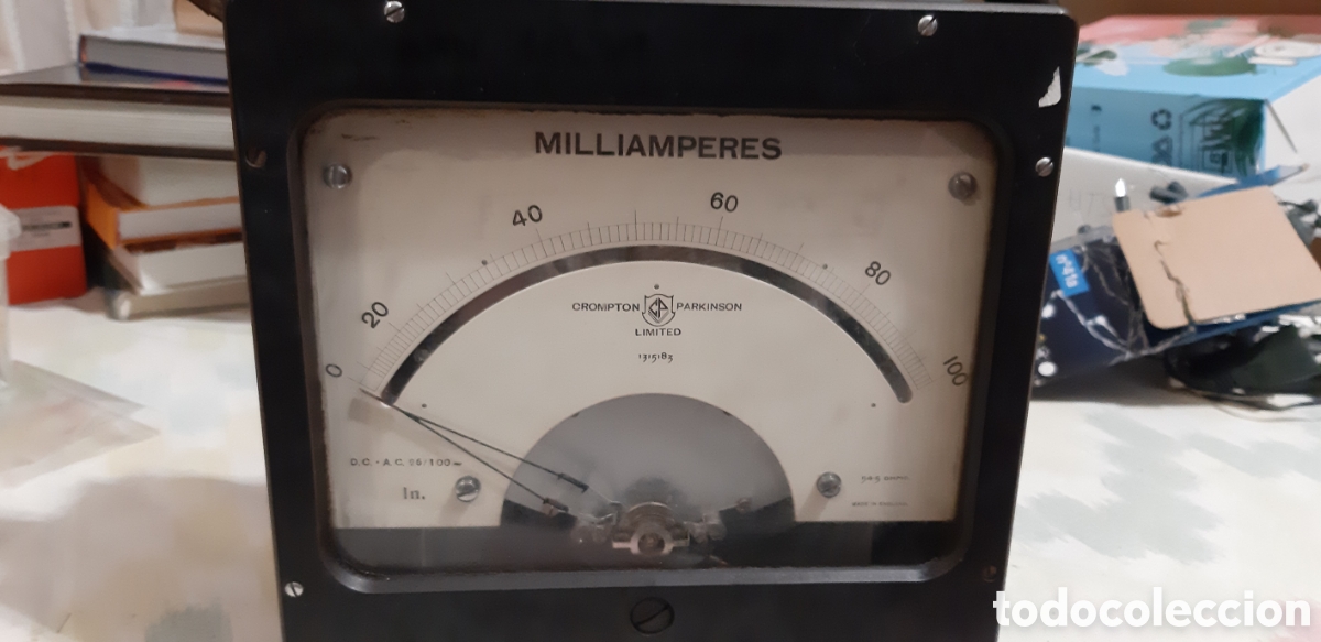 Antig&uuml;edades: Amperimetro marca Crompton Parkinson. - Foto 1