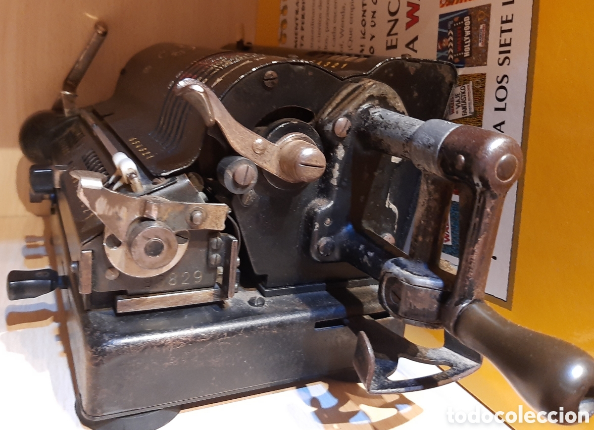 Antig&uuml;edades: Calculador antiguo Triumphator - Foto 2