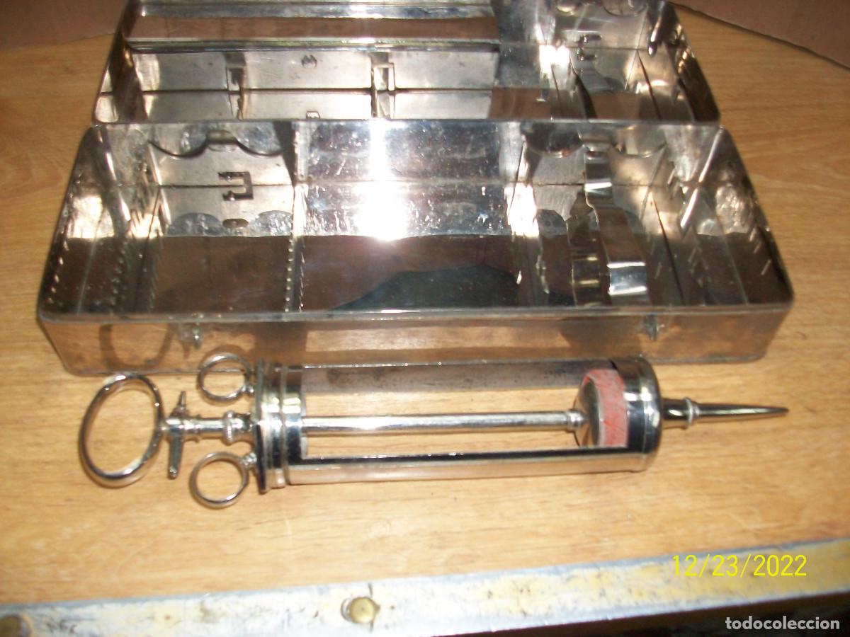 Antig&uuml;edades: ANTIGUO ESTUCHE CON HERRAMIENTAS DE MEDICINA - Foto 2