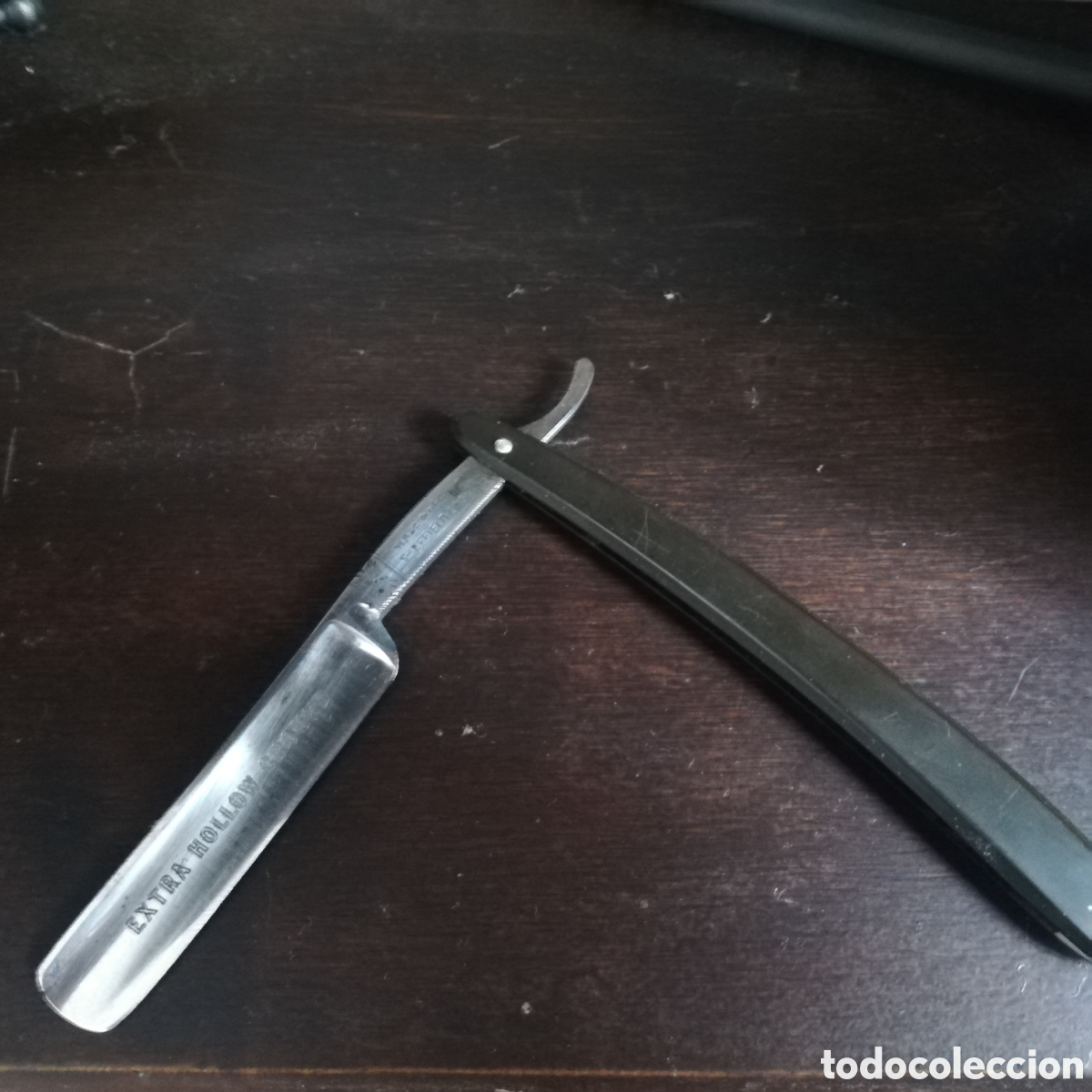 Antig&uuml;edades: Navaja de afeitar Extra Hollow Ground - Foto 1