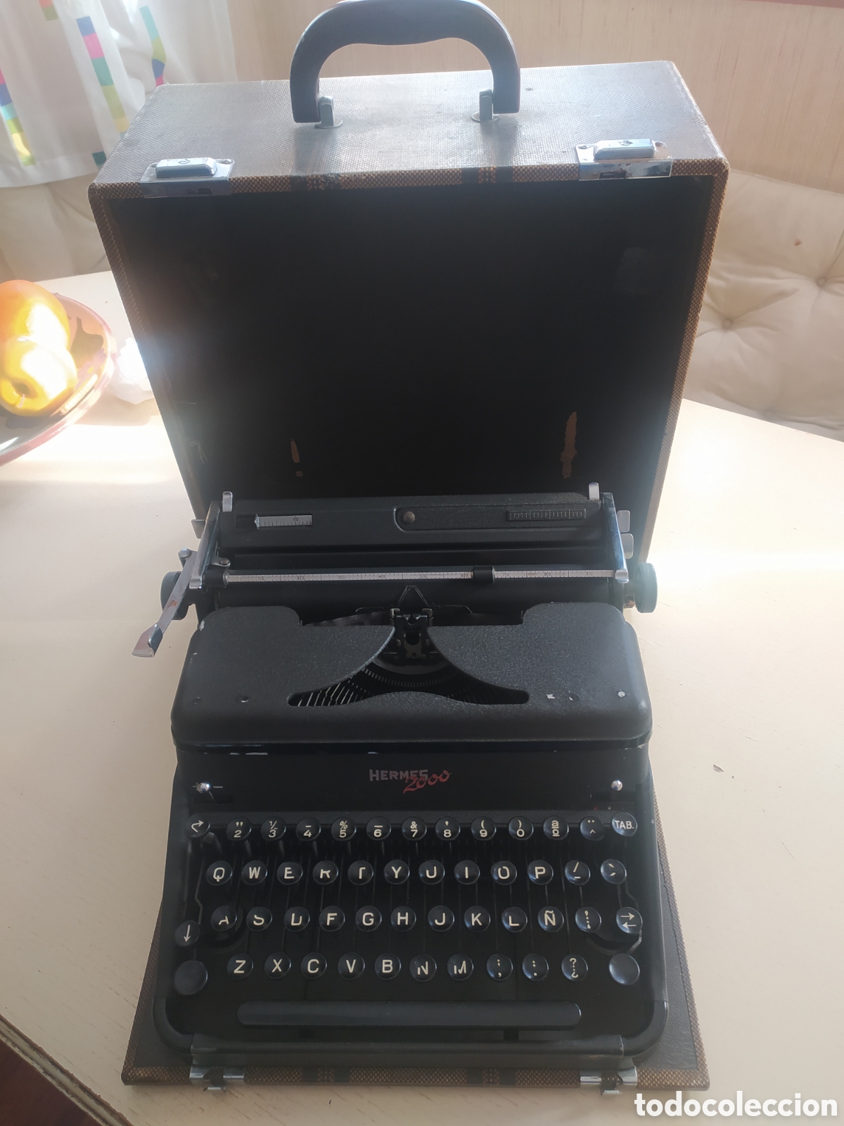 Antig&uuml;edades: M&aacute;quina escribir Hermes 2000 - Foto 7