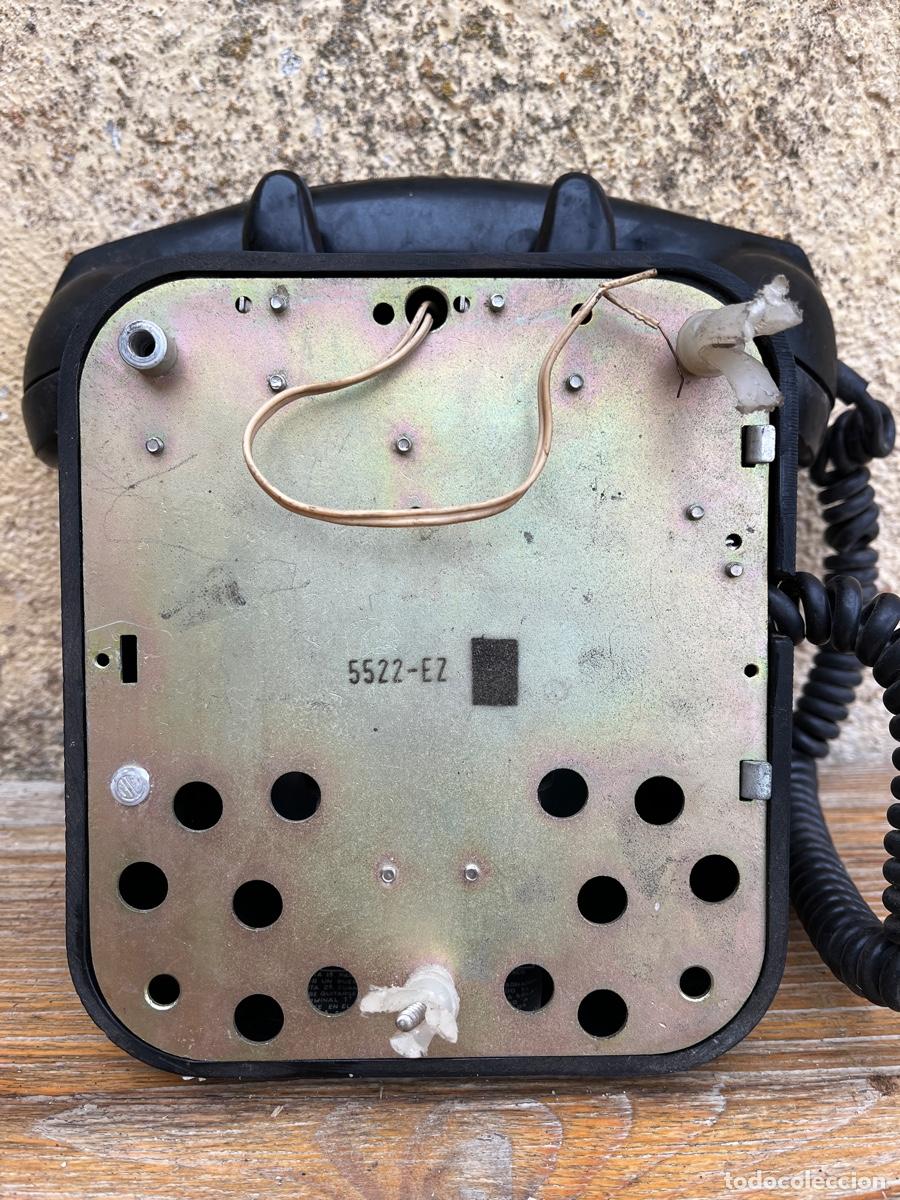 Tel&eacute;fonos: Telefono en baquelita de pared Compa&ntilde;&iacute;a Telef&oacute;nica. - Foto 7