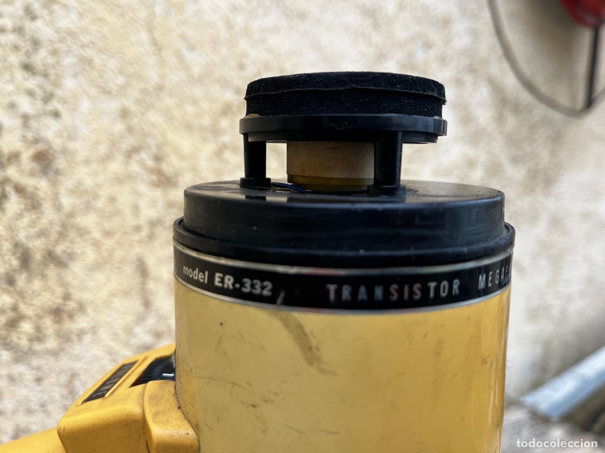 Antig&uuml;edades: G Megafono TOA modelo ER-332 amarillo. - Foto 5