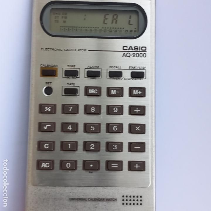 Antig&uuml;edades: Calculadora casio aq 2000 - Foto 3