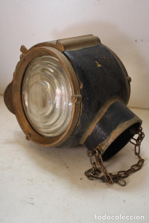 Antig&uuml;edades: antiguo farol de barco - Foto 3